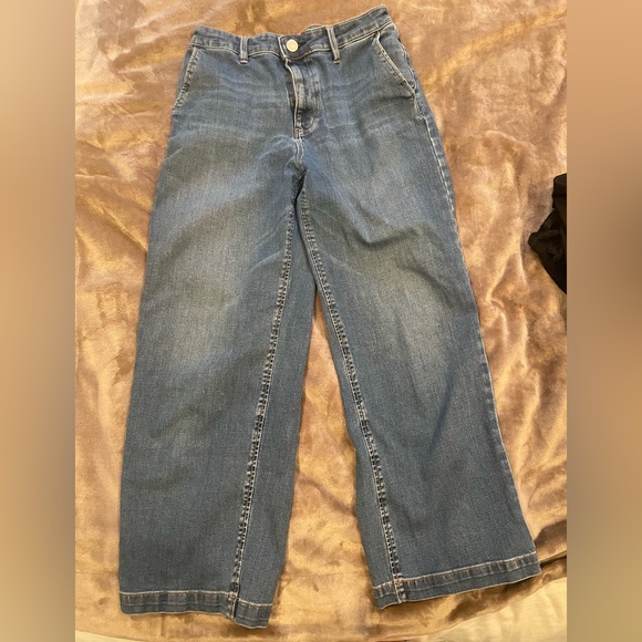 Wide leg blue jeans - Picture 1 of 2